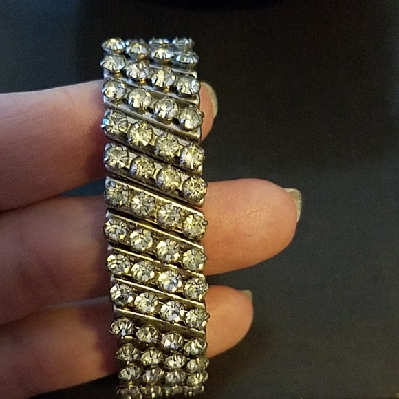 Stretch bracelet - VINTAGE metal - Picture 5 of 10